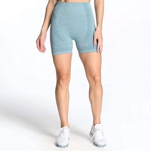 Aoxjox Women's Workout Seamless Biker Shorts Running Booty Yoga Gym High Waisted